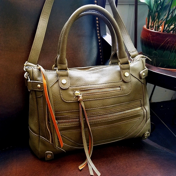 Charming Charlie Handbags - Charming Charlie Olive Handbag